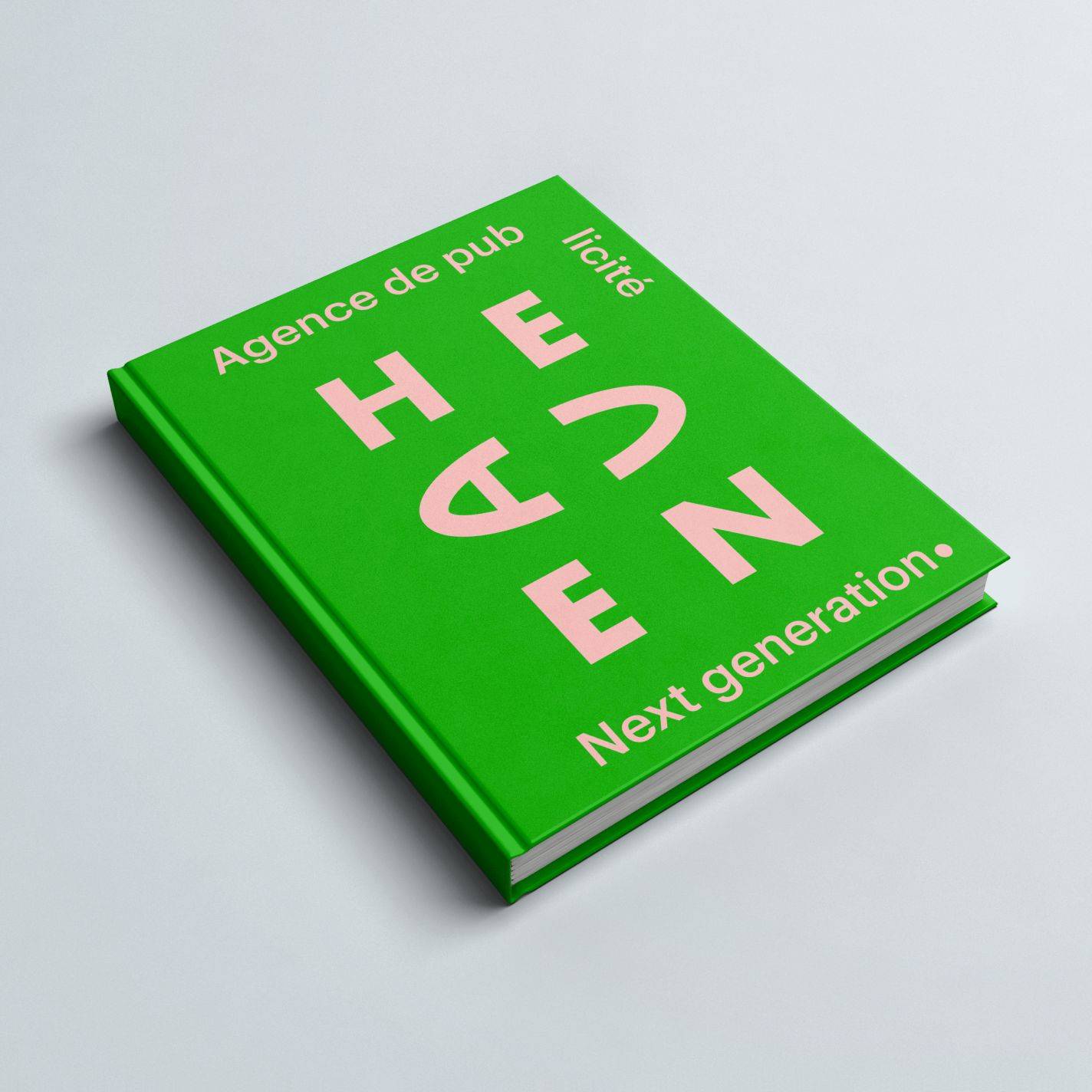 Couverture de livre verte pour l'agence Next Generation